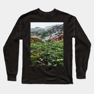 Swiss Alpine Moss Meadow Long Sleeve T-Shirt